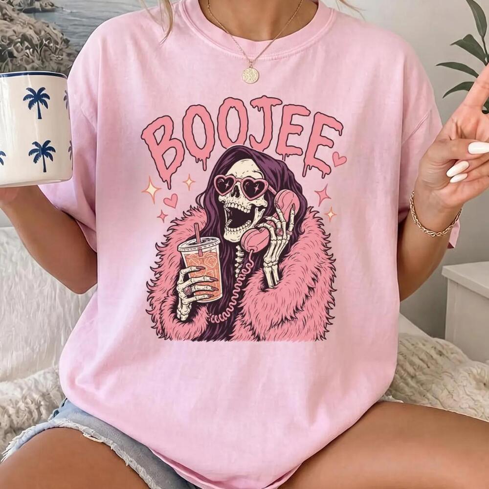 Coquette Skeleton Shirt, Halloween, Girly , Womens